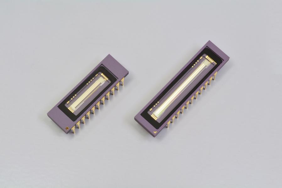 CMOS linear image sensors S12198 series (-01) Smoothly varying spectral response characteristics in UV region The S12198 series are CMOS linear image sensors using a vertically long pixels (25 500