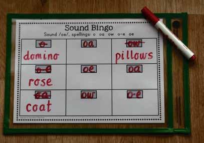 Long O Activities - Melinda Crean Sound Bingo Instructions Resources Copies of the bingo board; Set of bingo word cards; and Pens / pencils / white board markers.