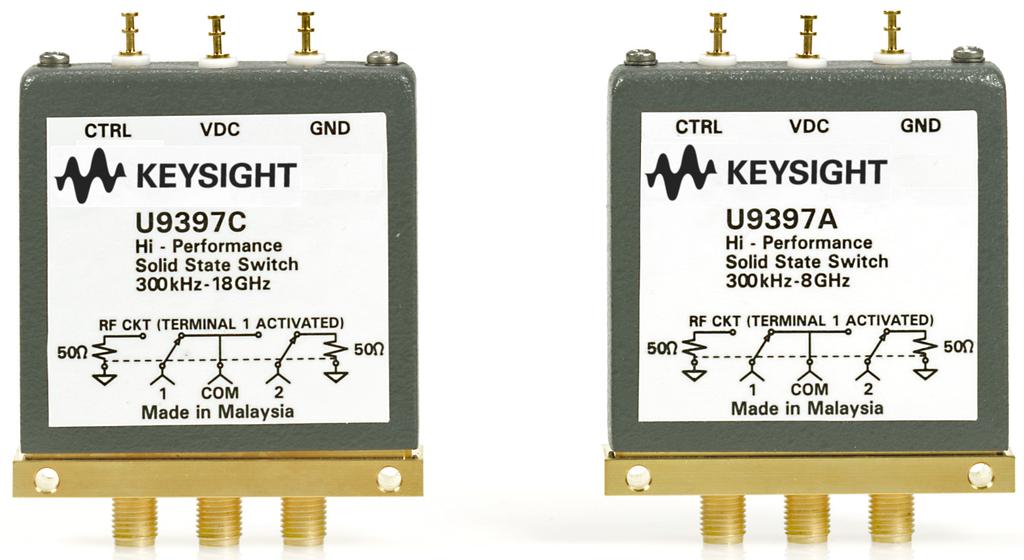 1 General Information Product Overview The Keysight U9397A/C is GaAs FET Monolithic Microwave Integrated Circuit (MMIC) based solid state switches which provide superior performance in isolation,
