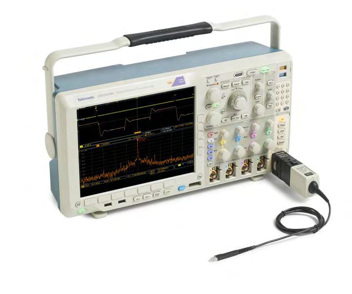 Datasheet The MDO4000C, with its integrated oscilloscope, logic analyzer, and spectrum analyzer is the ultimate tool for debugging modern EMI issues.