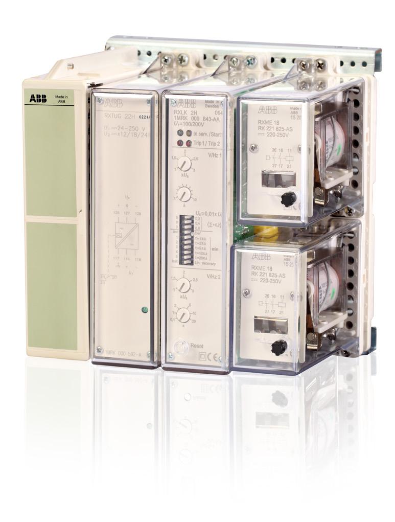 Transformer and generator time-overexcitation relay and protection assemblies RXLK 2H and RALK (RXLK_2H.tif) RALK.