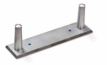 remove step pin assembly from concrete Eliminates need to drill holes in core for step pins RADIUS WALL Sizes available for all different diameter manholes Step pins available