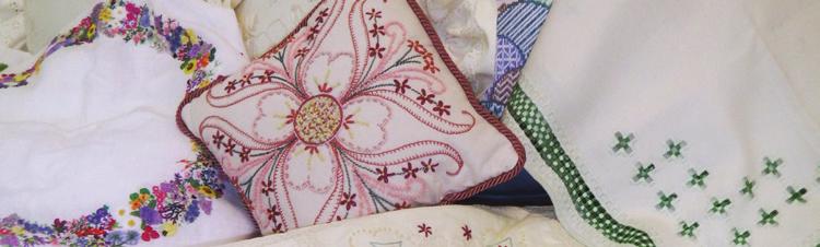 EMBROIDERY, LACE MAKING, KNITTING, CROCHET & FELTING Bobbin Lace Making Embroidery and Fine Needlework A social group for people with a high level of embroidery skills who work independently to meet