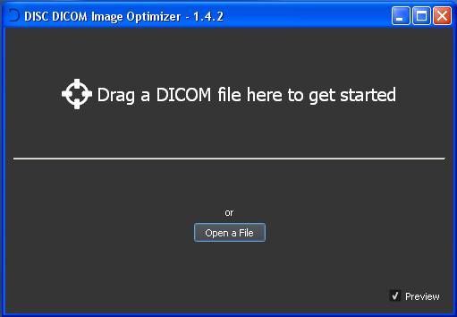 Using the DISC Image Optimizer Software: 1. Install the DISC Image Optimizer Software using the supplied USB stick. 2.