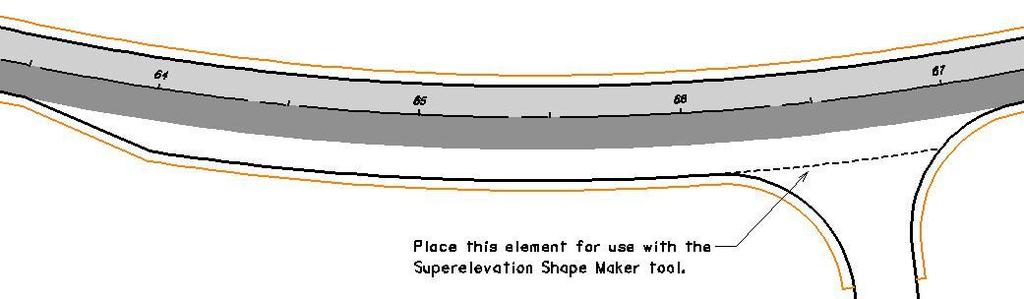 Ohio Department of Transportation, GEOPAK Road Training Guide October, 2012 Creating the Shape The following example illustrates a complete sequence of operations necessary to create a shape with the