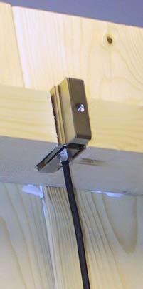 At each corner of the floor a single load cell is mounted into the supporting timber, see Figure 11.