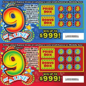 AUGUST 2017 9 s IN A LINE $ 1 GAME #1269 WIN UP TO $999! CHANCE TO TRIPLE YOUR PRIZE!