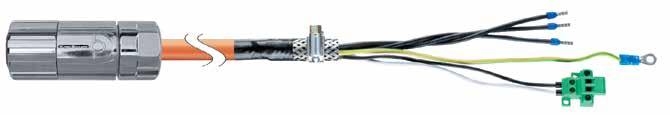 Pre-assembled cables Pre-assembled PUR power cables Cables with connections compatible with the OEM standards Properties of the cables: UV-resistant CFC-free Minimum bend radius 7.