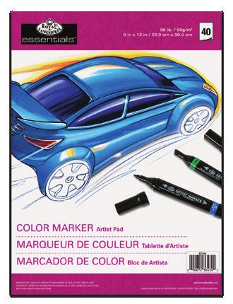 Art Pads ESSENTIALS ARTIST PADS Color Marker Artist Pad Marker 90 g/m 2 Art.-Nr.