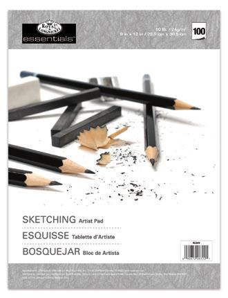 : RD348 Sketching Artist Pad Essentials Sketching Artist Pads are a perfect option for practicing techniques and quick sketches.