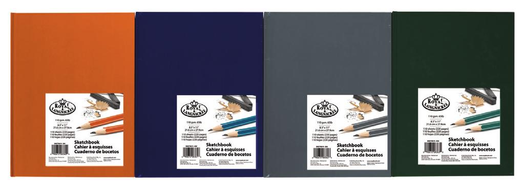The binding allows the books to lay flat while opened for easy sketching. They are available in a range of popular colors that appeal to anyone.