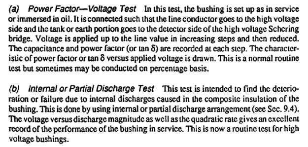2.What are the significance of power factor tests and partial discharge