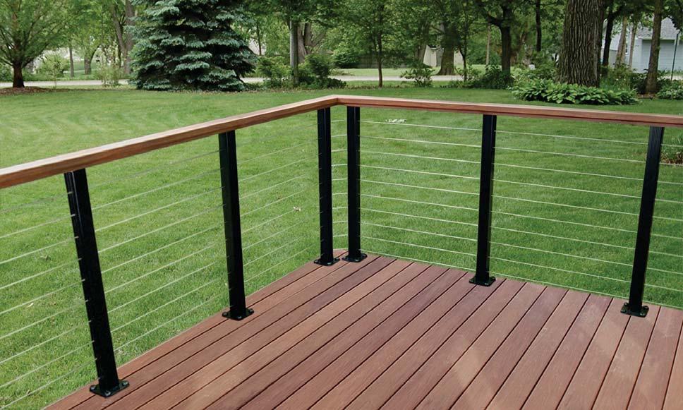 railing systems Aluminum Railing and Cable System AS&D Aluminum Rail and Cable with Series