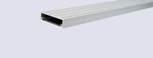 2 x 1-5/8 x 8 Aluminum top rail.