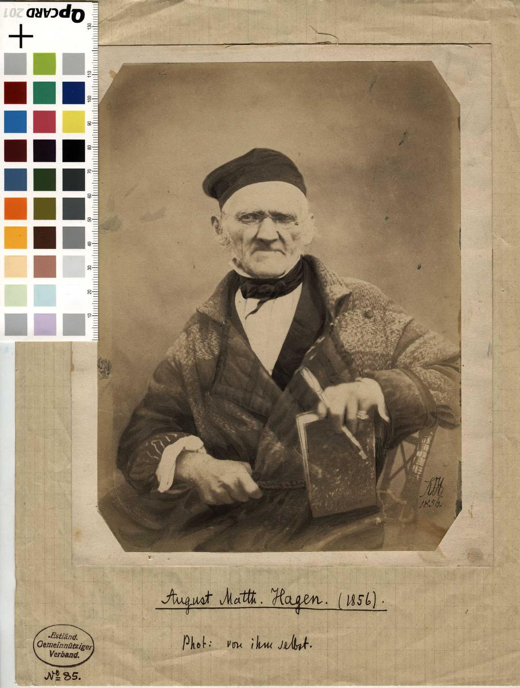 Ill 26. Fotograaf: A. M. Hagen. Portree: A. M. Hagen (1794-1878). 1856. a.
