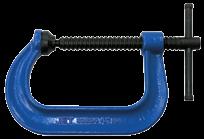 C CLAMPS CC Series - Regular Throat Clamps - Heavy Duty Industrial quality drop forged heat treated steel C-clamps Heavy