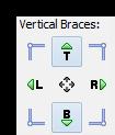 Vertical Braces A sub-control of Side Settings. Click the desired side to add Vertical Braces.