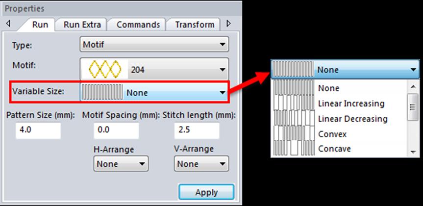 Motif Stitch Enhancements A lot of time and effort has been put