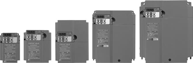 Semi-standard Series - Models with built-in EMC filter - Models with built-in PG interface card - Models with built-in RS-485 communications