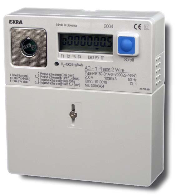 Energy Measurement and Management ME162 Single-Phase Electronic Meter Technical Description Version 1.1, 02.06. 2006 Index: ME162 Electronic single-phase time-of-use kwh-meter... 3 1.