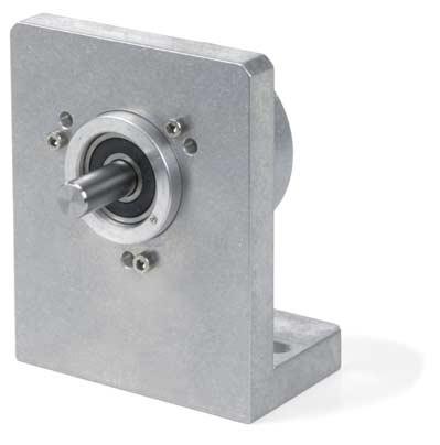 Rotary encoders with clamping flange Mounting by fastening the threaded holes on the encoder flange