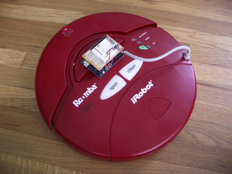 Serial Examples to Roomba Hacking Roomba, out in