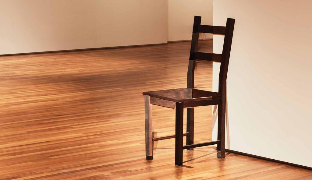 Matthew Ngui Chair 1997, remade for display in 2015 Video, wood Collection of National Gallery Singapore Pictured on the cover is Matthew Ngui s Chair, a work on display in DBS Singapore Gallery 3.