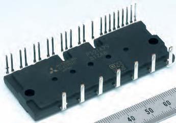 Schmitt-triggered 3V, 5V, 15V input compatible, high active logic Open emitter topology available Super Mini-DIPIPM TM 5A to 30A / 600V available as long pin and