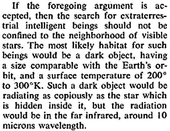Paper by Freeman Dyson in