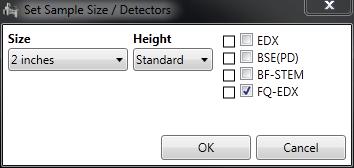 ) in PC_ and make sure it is set above 11 mm. If not, change it in High Magnification mode.