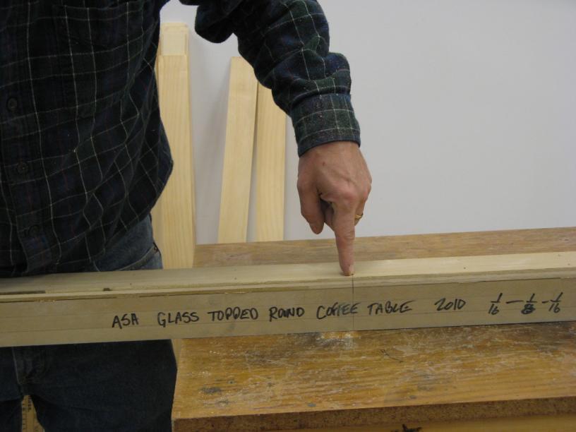 Milling Tapered Laminates Build a sled of plywood or MDF strong enough to resist bending.