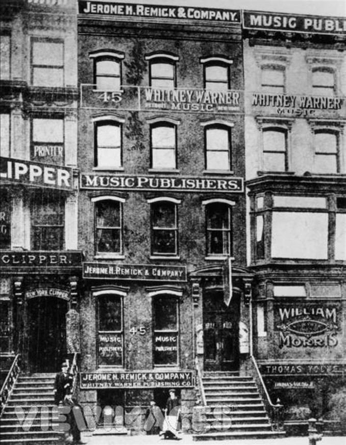 Tin Pan Alley - New York (1885-though 1940 s) The music was distributed through sheet music Professional songwriters dominated the period; George