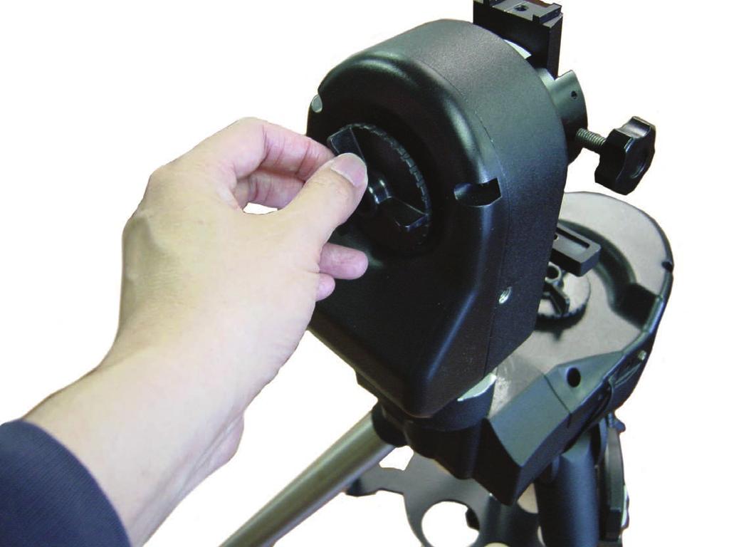 The mounting bracket can be configured in two ways to hold a camera in landscape or portrait orientation.