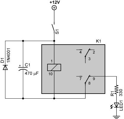 o Now add a capacitor to the circuit as shown in the following schematic.