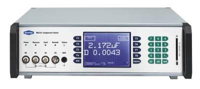 DB233 CLR Component tester 100kHz, 10kHz, 1kHz and 100Hz THE DB 200 SERIES General The DB233 Component Tester is specially designed for manual as well as automatic high-speed high accuracy testing of