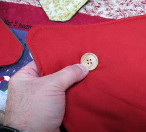 Button Closures Lay the sham with Side 2 right side up.