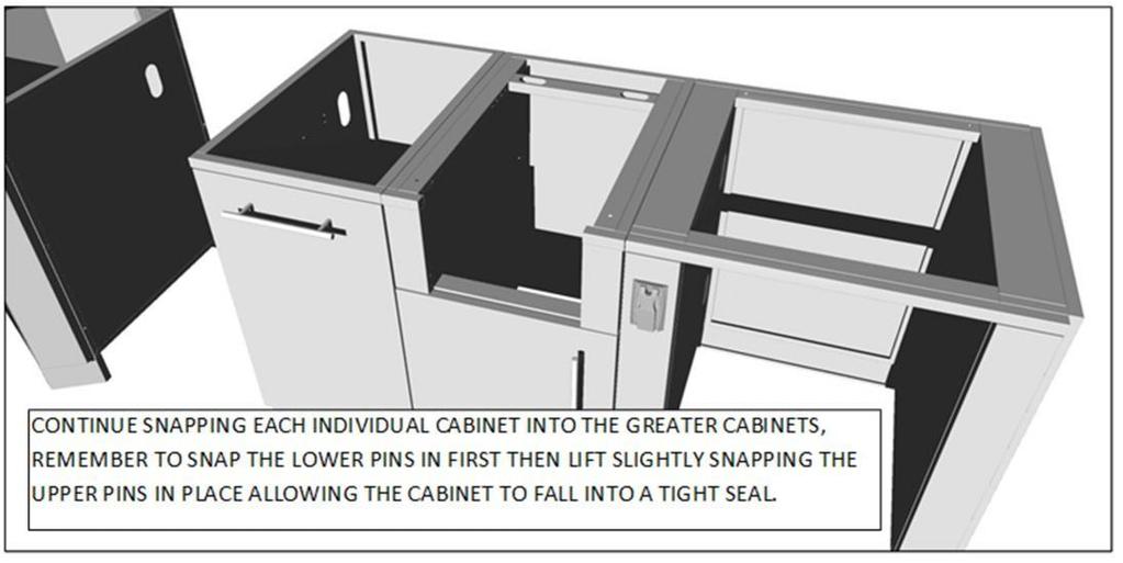 ALL CABINETS - ISLAND LAYOUT 9.