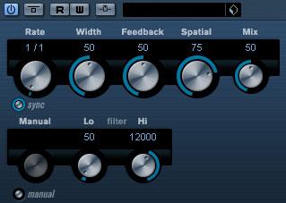 Phaser Ringmodulator Phaser produces the well-known swooshing phasing effect with additional stereo enhancement.