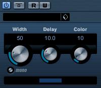 Cubase only: Note that the options in the Surround section on the far right of the RoomWorks panel are available only when using the plug-in as an insert for a surroundenabled track.