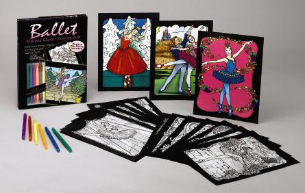 Stained Glass Coloring Fun Ballet Stained Glass Coloring Fun Darcy May The drama, elegance, and beauty of classical ballet are captured in this collection of