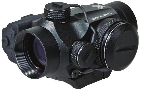 SPARC Specifications Waterproof Fogproof Shockproof Eye Relief Dot Size Dot Color Illumination Parallax Magnification Weight Length Objective Diameter Ocular Diameter Adjustment Specifications