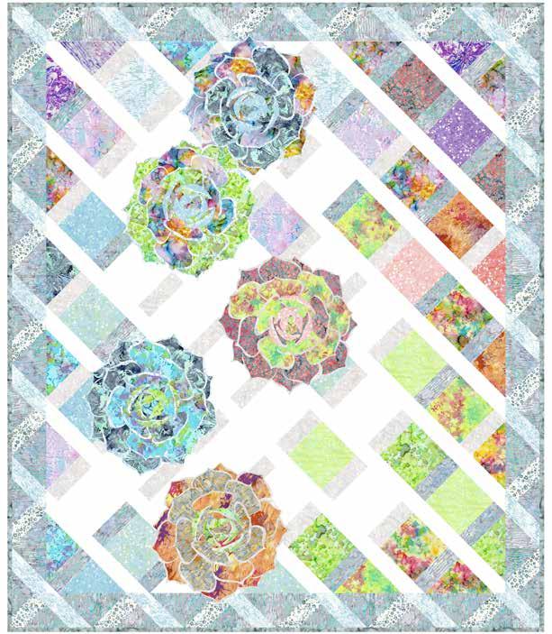 measures 66 x 77 Note: Your quilt may vary