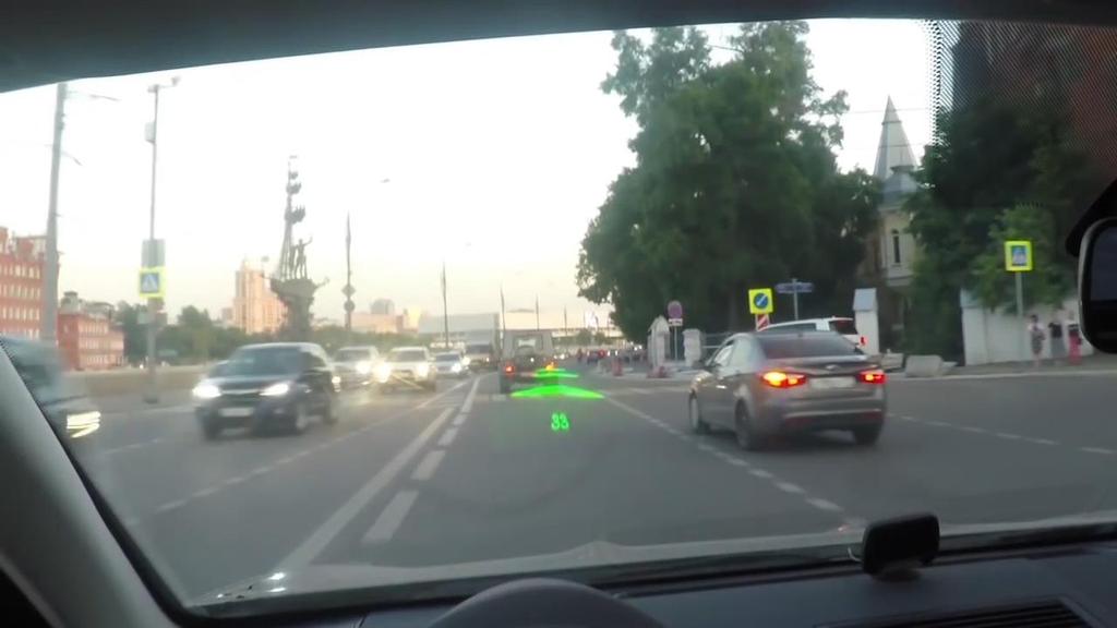 WAYRAY S AR NAVI PROJECTS HOLOGRAPHIC IMAGERY AND NOTIFICATIONS ON WINDSHIELD Augmented Reality Navigation Description The startup projects a virtual dashboard onto a driver s windshield displaying