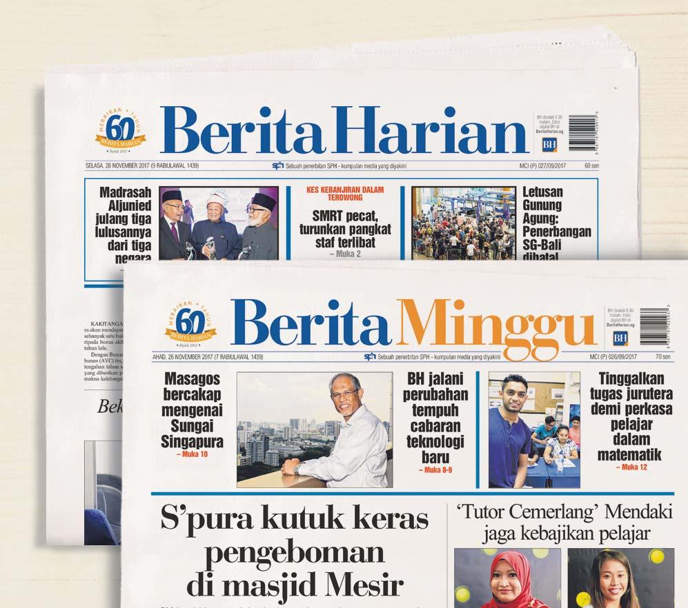 BERITA HARIAN THE TOP PLATFORM THAT REACHES THE MALAY / MUSLIM COMMUNITY LIKE NO OTHER PRINT & DIGITAL REPLICA 177,000 READERS