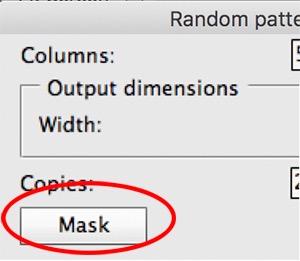 Mask Option To Scatter Into A Shape You may have noticed a button on the Image Scatter dialog labeled Mask, and wondered what it's for.