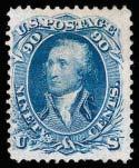 catalog value is for unused, scarce stamp $1,300.