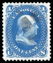 rare this nice with only five reported in this grade, a truly amazing stamp and much rarer used, (Estimate 3,000-3,500)