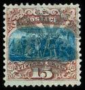 popular issue $850.00 175 o 15c Brown & Blue, 118, HC, strong colors, sm.