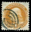00 212 1c Buff, 123, Unused, wonderful deep dark color, fresh and Very Fine, nice looking stamp