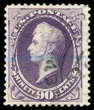 proof like impression, fresh and nearly Very Fine, a great looking stamp $100.